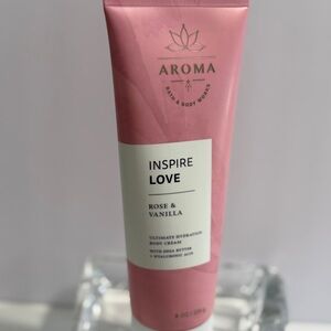 Bath & Body Works Aroma Inspire Love Rose & Vanilla Body Cream 🆕